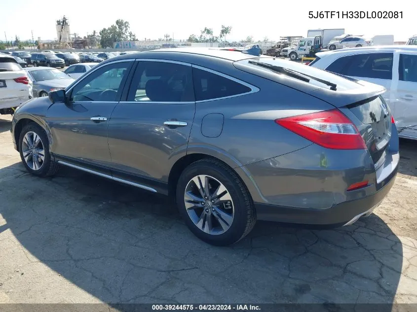 2013 Honda Crosstour Ex V6 VIN: 5J6TF1H33DL002081 Lot: 39244575