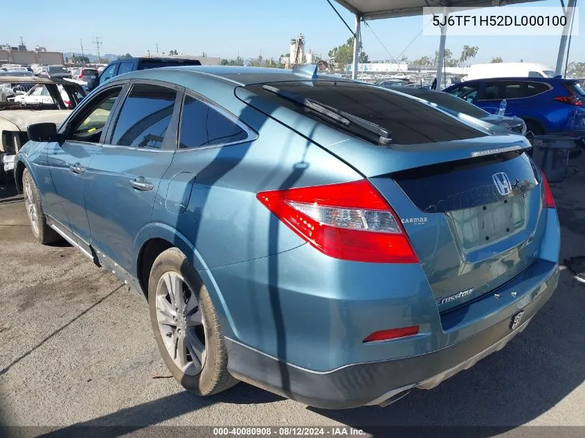 2013 Honda Crosstour Ex-L V6 VIN: 5J6TF1H52DL000100 Lot: 40080908