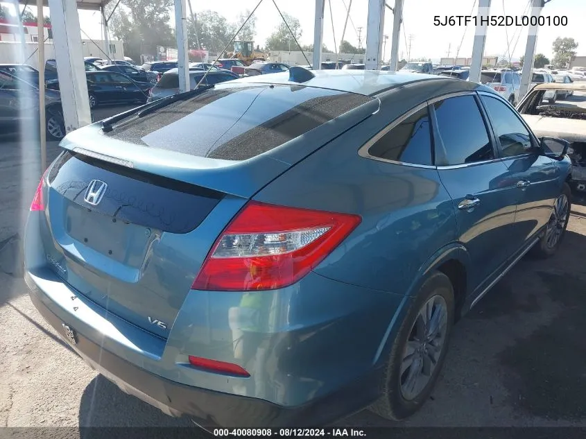 2013 Honda Crosstour Ex-L V6 VIN: 5J6TF1H52DL000100 Lot: 40080908