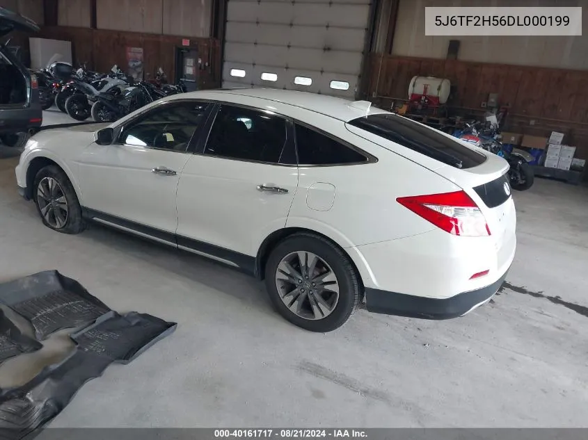 2013 Honda Crosstour Ex-L V6 VIN: 5J6TF2H56DL000199 Lot: 40161717