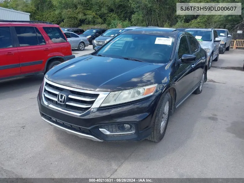 2013 Honda Crosstour Ex-L VIN: 5J6TF3H59DL000607 Lot: 40213531