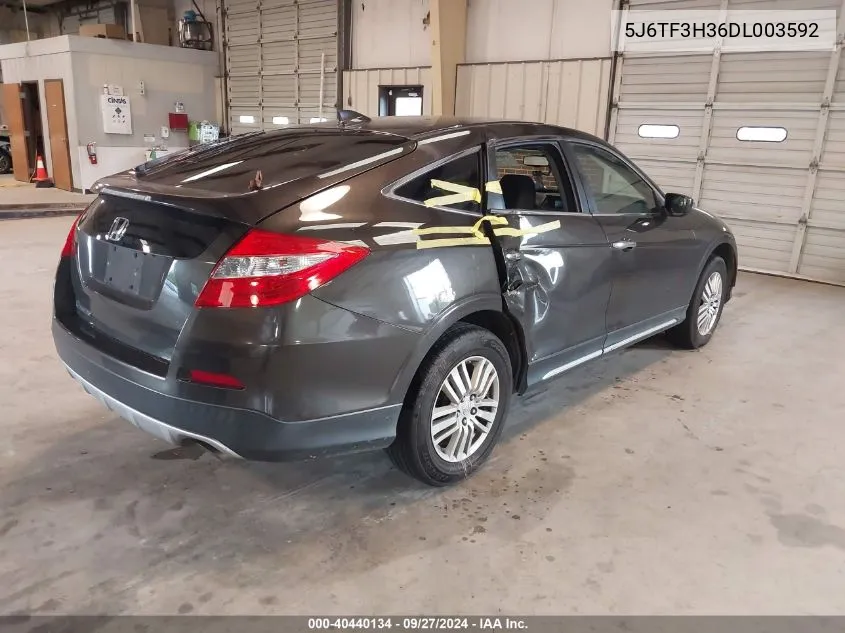 2013 Honda Crosstour Ex VIN: 5J6TF3H36DL003592 Lot: 40440134