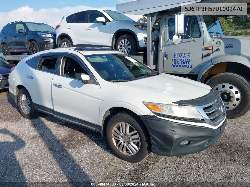 2013 Honda Crosstour Exl VIN: 5J6TF3H57DL002470 Lot: 40474383