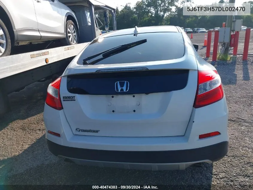 2013 Honda Crosstour Exl VIN: 5J6TF3H57DL002470 Lot: 40474383