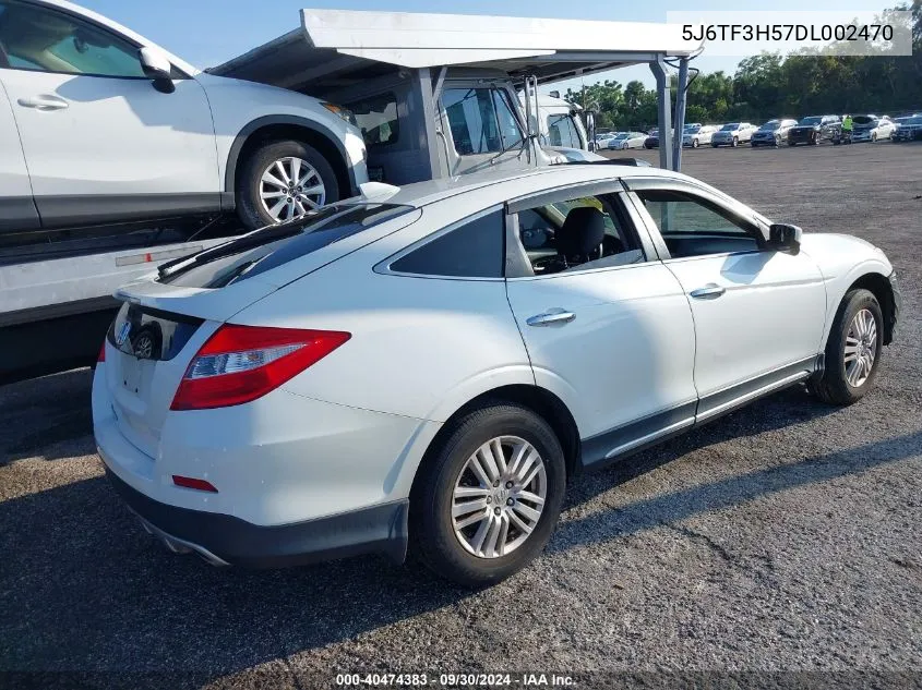 2013 Honda Crosstour Exl VIN: 5J6TF3H57DL002470 Lot: 40474383