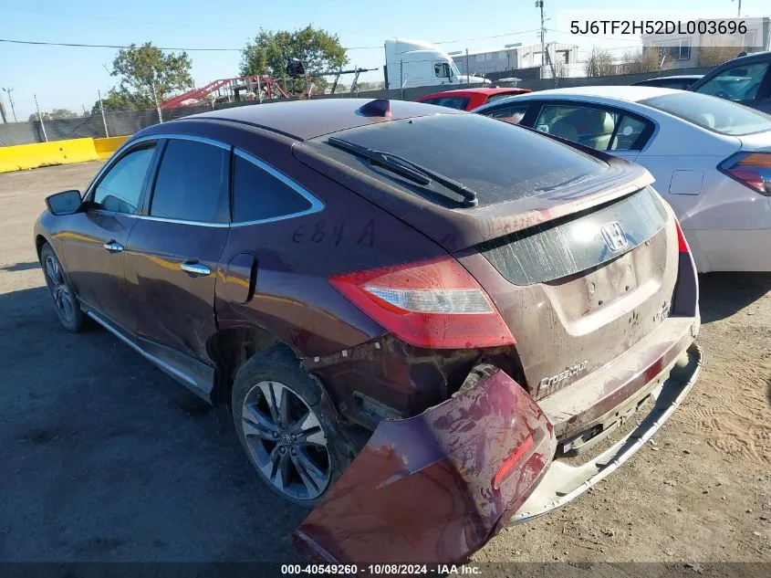 2013 Honda Crosstour Ex-L V6 VIN: 5J6TF2H52DL003696 Lot: 40549260