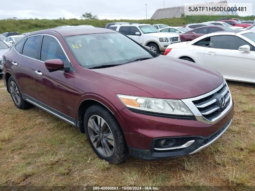 2013 Honda Crosstour Ex-L V6 VIN: 5J6TF1H50DL003481 Lot: 40550883