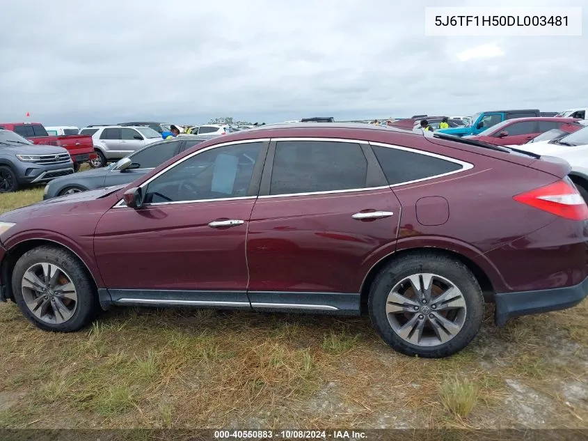 2013 Honda Crosstour Ex-L V6 VIN: 5J6TF1H50DL003481 Lot: 40550883