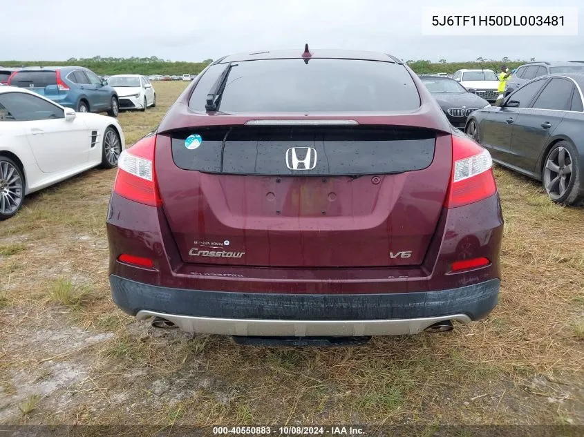 2013 Honda Crosstour Ex-L V6 VIN: 5J6TF1H50DL003481 Lot: 40550883