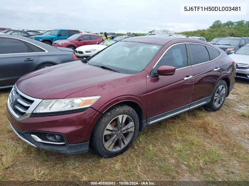 2013 Honda Crosstour Ex-L V6 VIN: 5J6TF1H50DL003481 Lot: 40550883