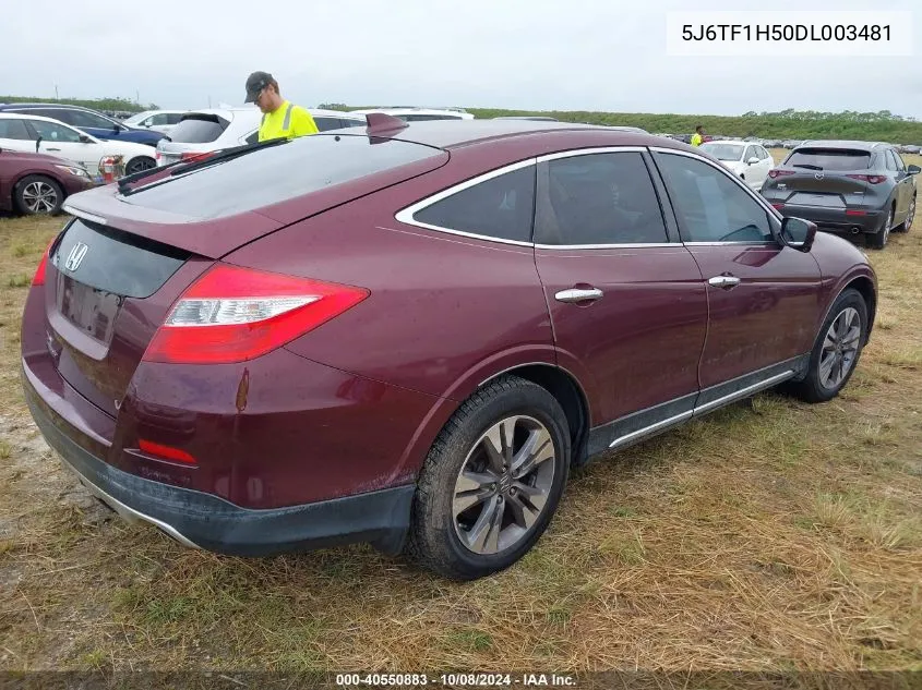 2013 Honda Crosstour Ex-L V6 VIN: 5J6TF1H50DL003481 Lot: 40550883