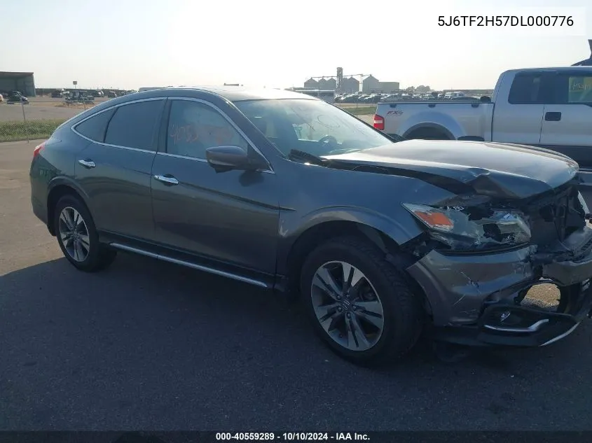 2013 Honda Crosstour Ex-L V6 VIN: 5J6TF2H57DL000776 Lot: 40559289