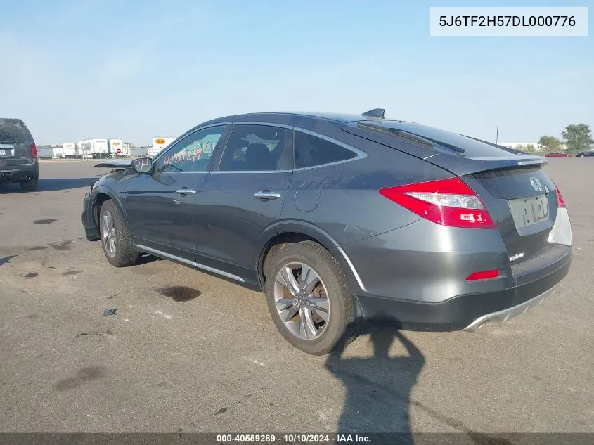 2013 Honda Crosstour Ex-L V6 VIN: 5J6TF2H57DL000776 Lot: 40559289