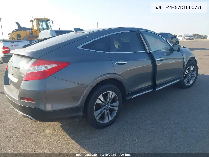 2013 Honda Crosstour Ex-L V6 VIN: 5J6TF2H57DL000776 Lot: 40559289