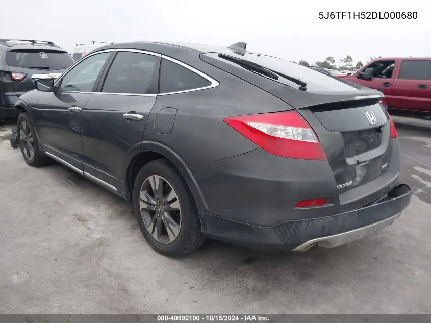 2013 Honda Crosstour Ex-L V6 VIN: 5J6TF1H52DL000680 Lot: 40592100