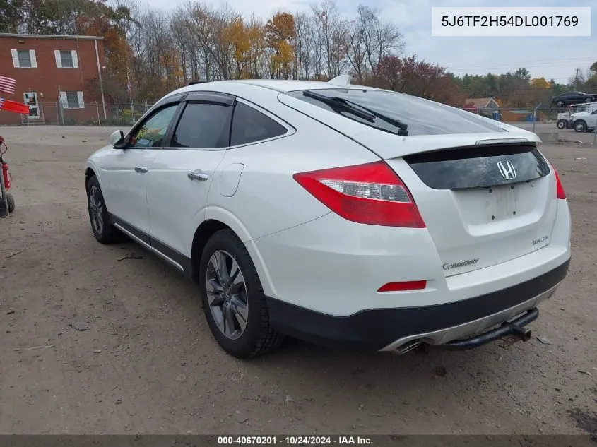 2013 Honda Crosstour Ex-L V6 VIN: 5J6TF2H54DL001769 Lot: 40670201