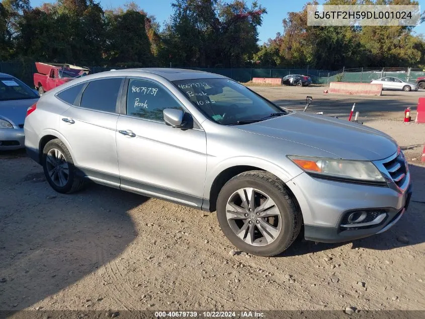 2013 Honda Crosstour Ex-L V6 VIN: 5J6TF2H59DL001024 Lot: 40679739