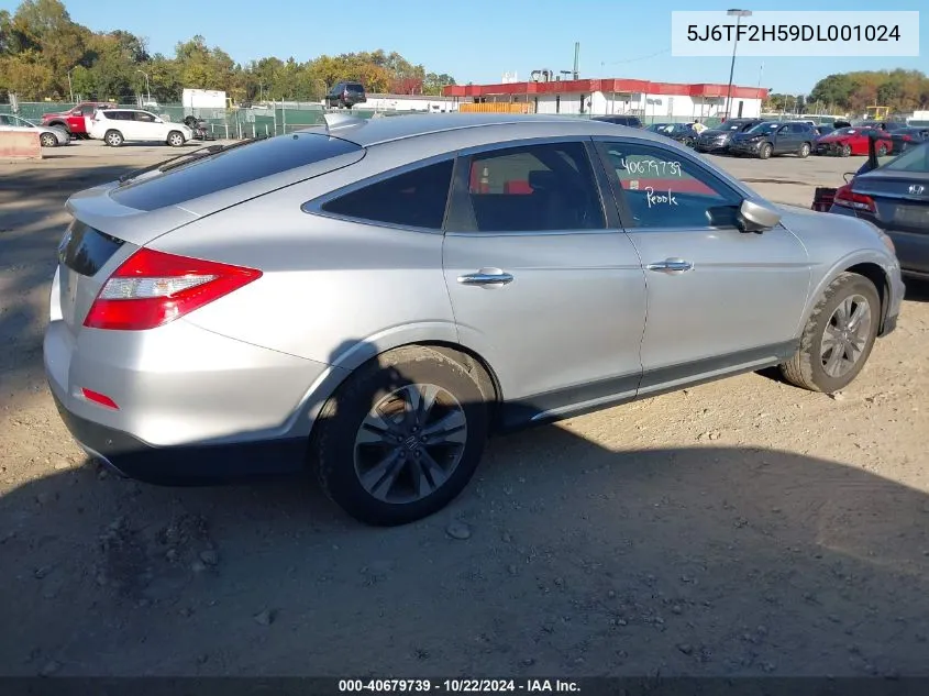 2013 Honda Crosstour Ex-L V6 VIN: 5J6TF2H59DL001024 Lot: 40679739