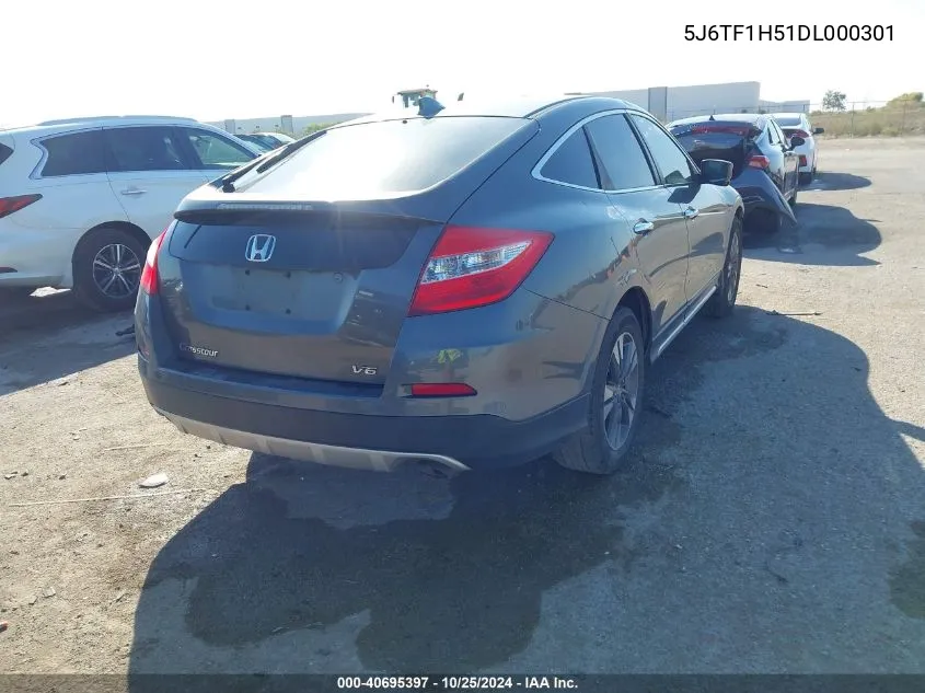 2013 Honda Crosstour Ex-L V6 VIN: 5J6TF1H51DL000301 Lot: 40695397