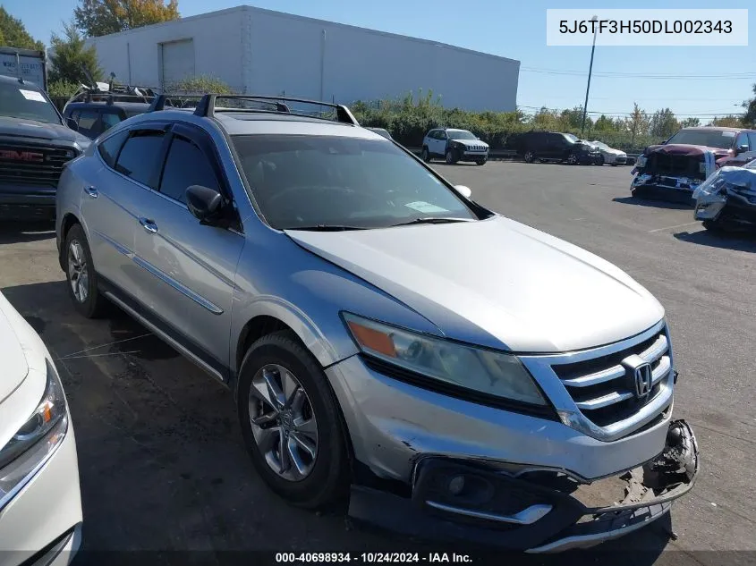 2013 Honda Crosstour Ex-L VIN: 5J6TF3H50DL002343 Lot: 40698934