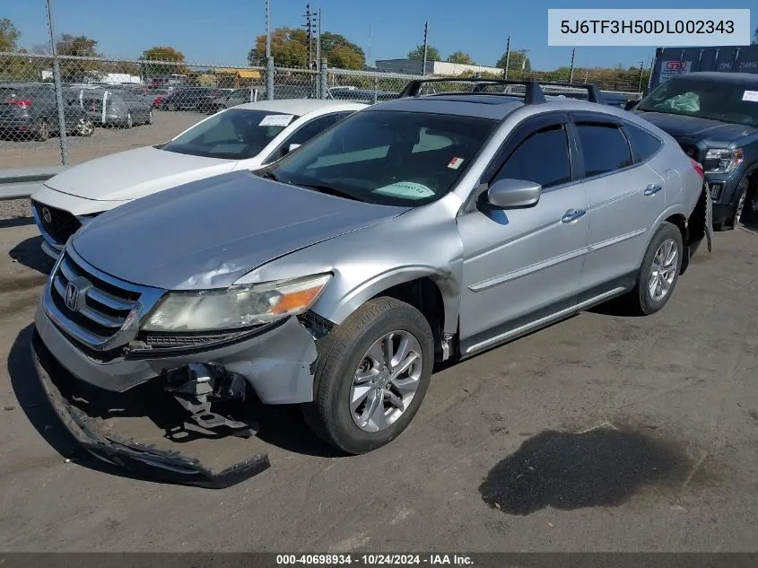 2013 Honda Crosstour Ex-L VIN: 5J6TF3H50DL002343 Lot: 40698934