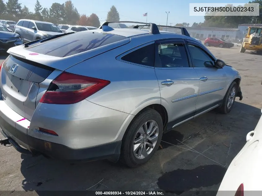 2013 Honda Crosstour Ex-L VIN: 5J6TF3H50DL002343 Lot: 40698934