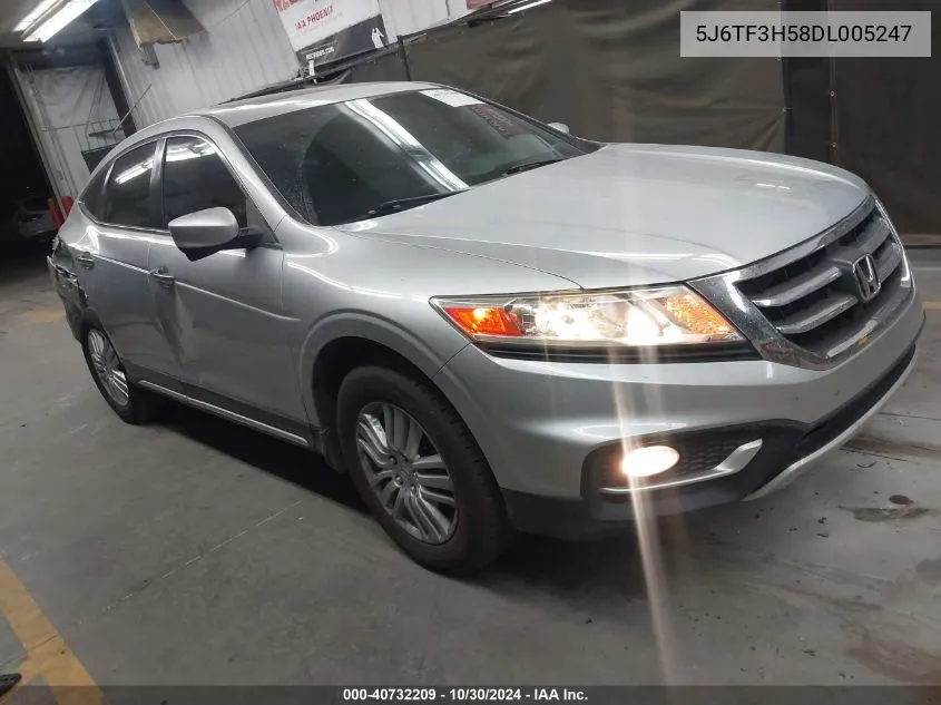 2013 Honda Crosstour Ex-L VIN: 5J6TF3H58DL005247 Lot: 40732209