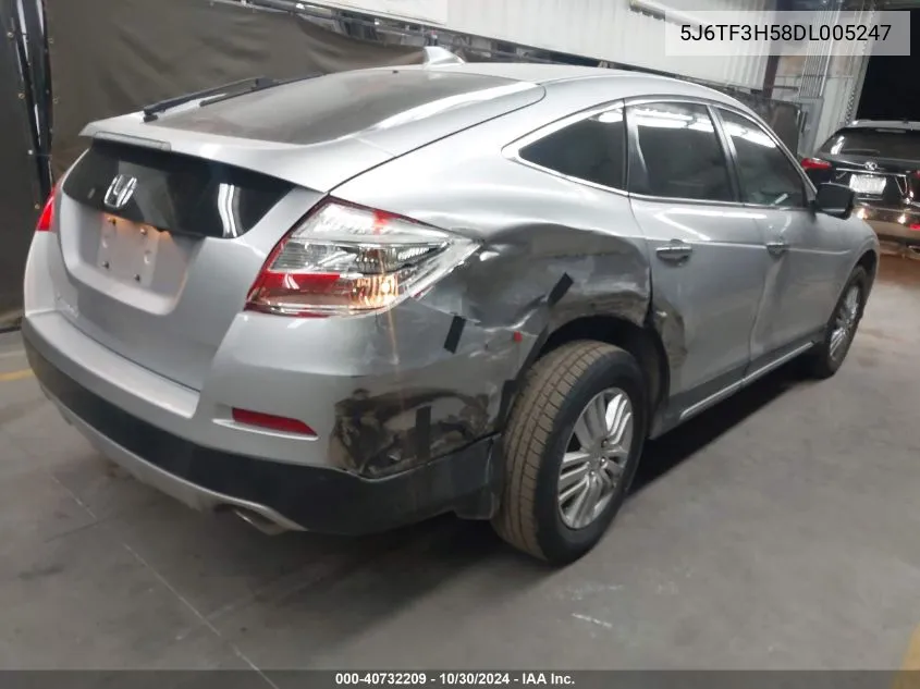 2013 Honda Crosstour Ex-L VIN: 5J6TF3H58DL005247 Lot: 40732209