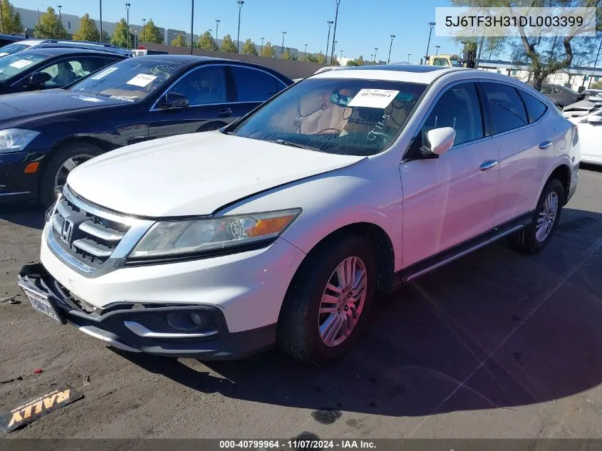 2013 Honda Crosstour Ex VIN: 5J6TF3H31DL003399 Lot: 40799964