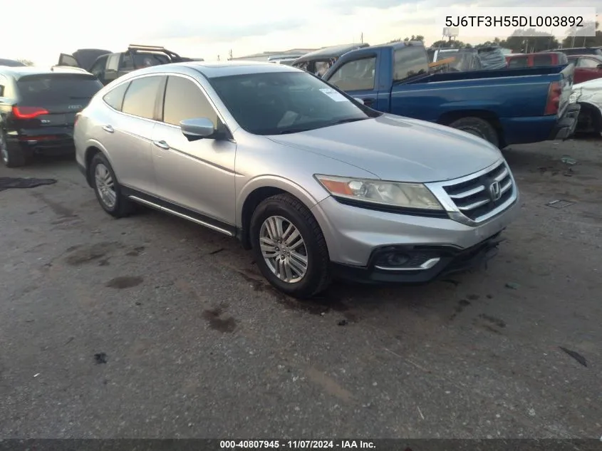 2013 Honda Crosstour Ex-L VIN: 5J6TF3H55DL003892 Lot: 40807945