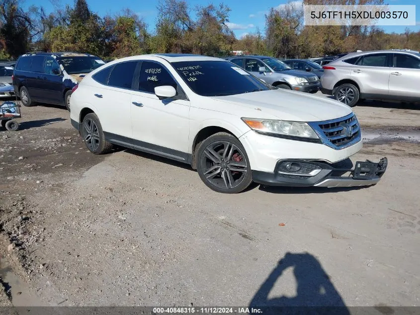 2013 Honda Crosstour Ex-L V6 VIN: 5J6TF1H5XDL003570 Lot: 40848315