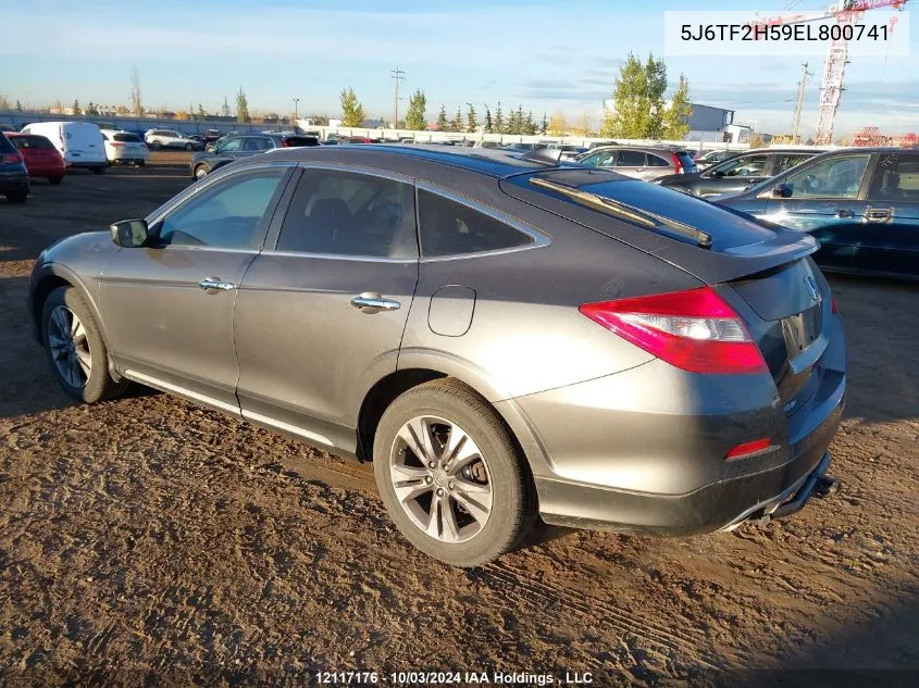 2014 Honda Crosstour VIN: 5J6TF2H59EL800741 Lot: 12117176