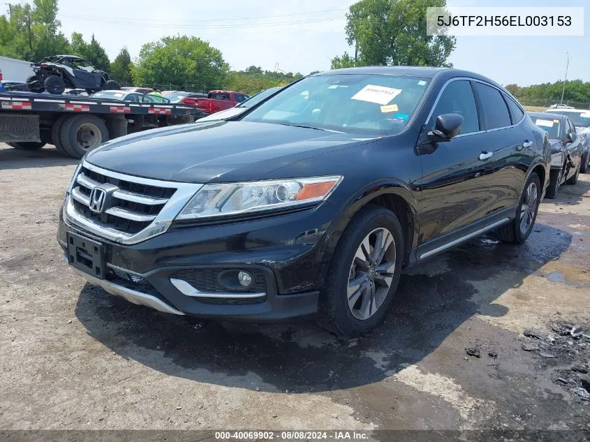 2014 Honda Crosstour Ex-L V6 VIN: 5J6TF2H56EL003153 Lot: 40069902