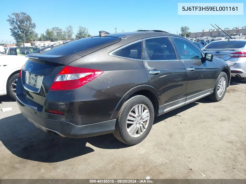 2014 Honda Crosstour Ex-L VIN: 5J6TF3H59EL001161 Lot: 40155315