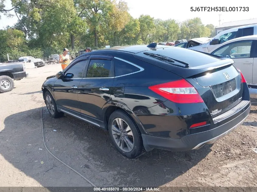 2014 Honda Crosstour Ex-L V6 VIN: 5J6TF2H53EL001733 Lot: 40185070