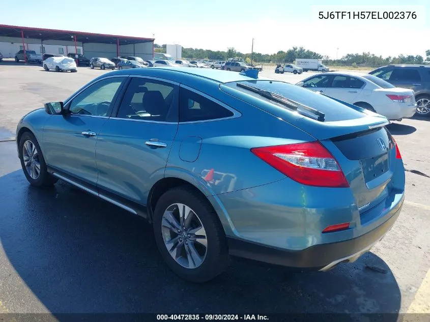 2014 Honda Crosstour Ex-L V6 VIN: 5J6TF1H57EL002376 Lot: 40472835