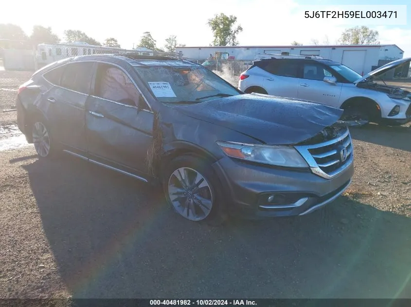 2014 Honda Crosstour Ex-L V6 VIN: 5J6TF2H59EL003471 Lot: 40481982