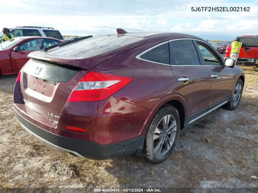 2014 Honda Crosstour Ex-L V6 VIN: 5J6TF2H52EL002162 Lot: 40559470