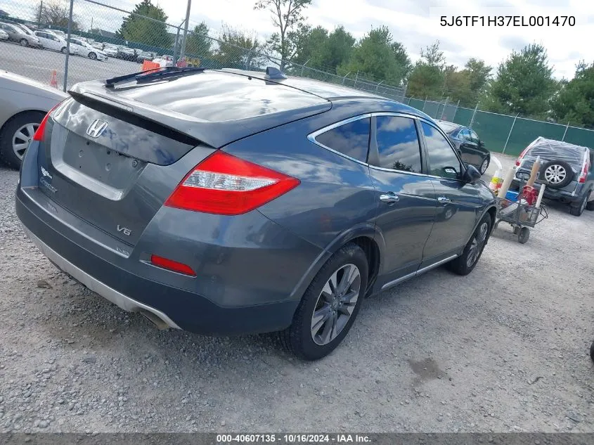 2014 Honda Crosstour Ex V6 VIN: 5J6TF1H37EL001470 Lot: 40607135