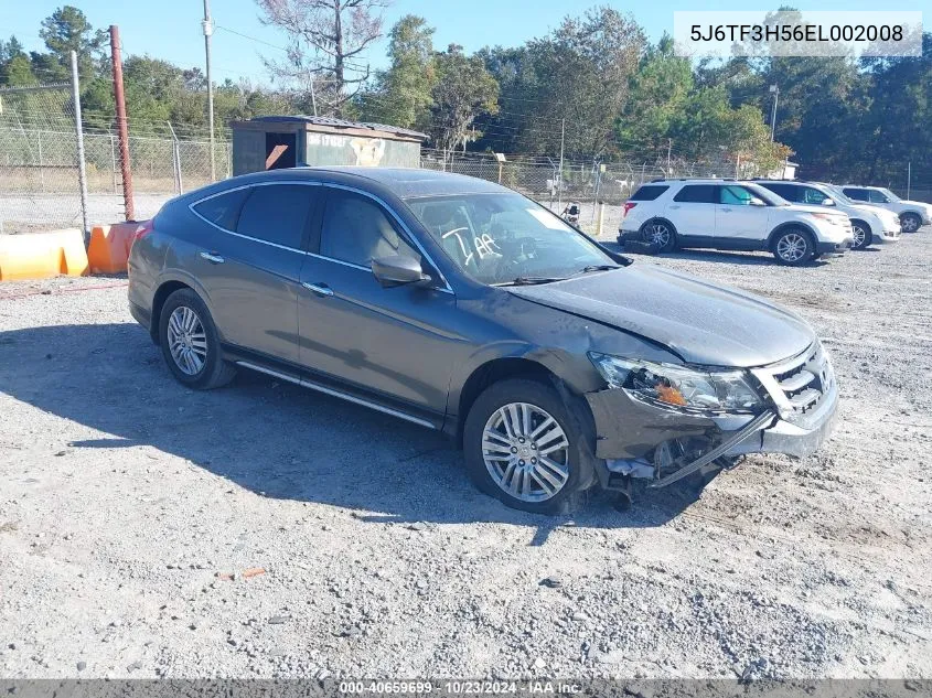 2014 Honda Crosstour Ex-L VIN: 5J6TF3H56EL002008 Lot: 40659699