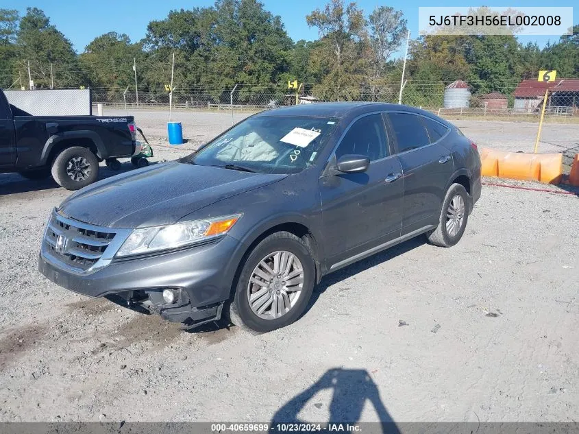 2014 Honda Crosstour Ex-L VIN: 5J6TF3H56EL002008 Lot: 40659699