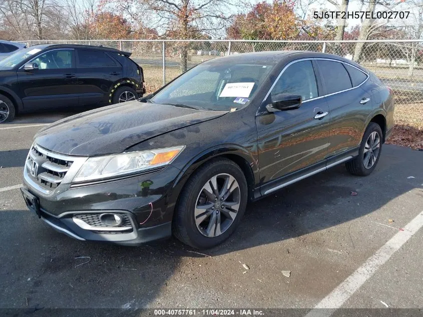 2014 Honda Crosstour Ex-L V6 VIN: 5J6TF2H57EL002707 Lot: 40757761