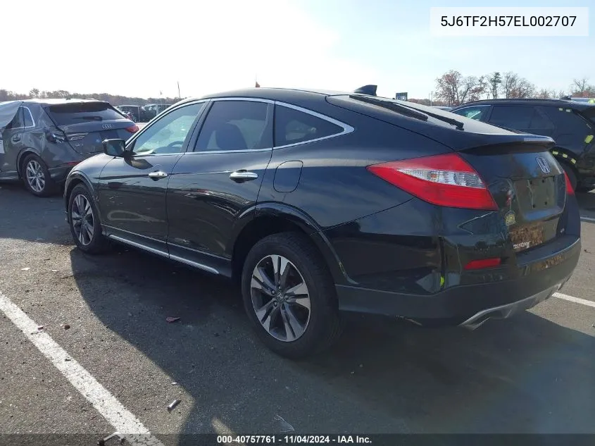 2014 Honda Crosstour Ex-L V6 VIN: 5J6TF2H57EL002707 Lot: 40757761