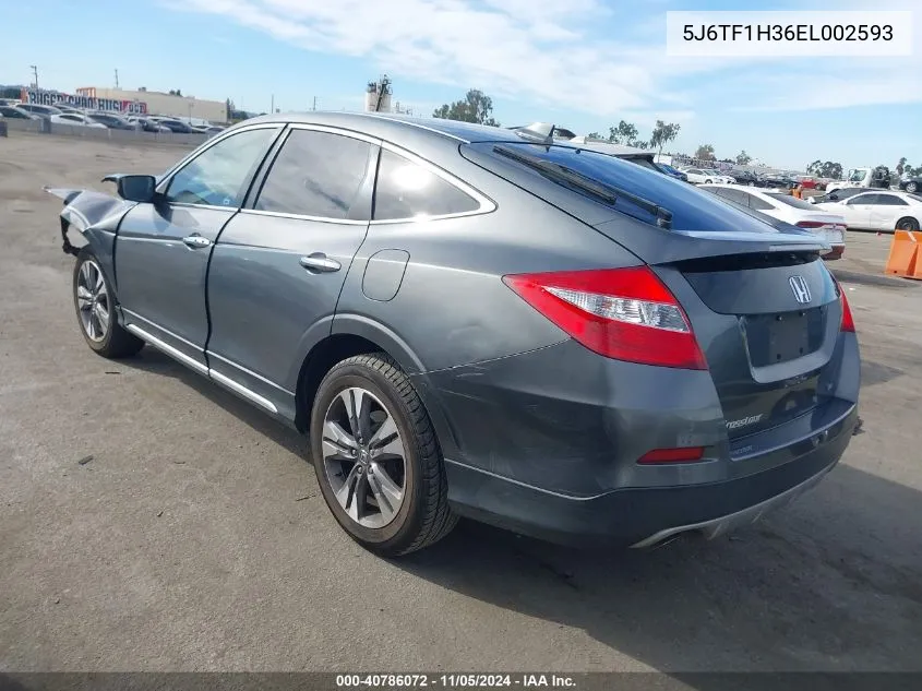 2014 Honda Crosstour Ex V6 VIN: 5J6TF1H36EL002593 Lot: 40786072