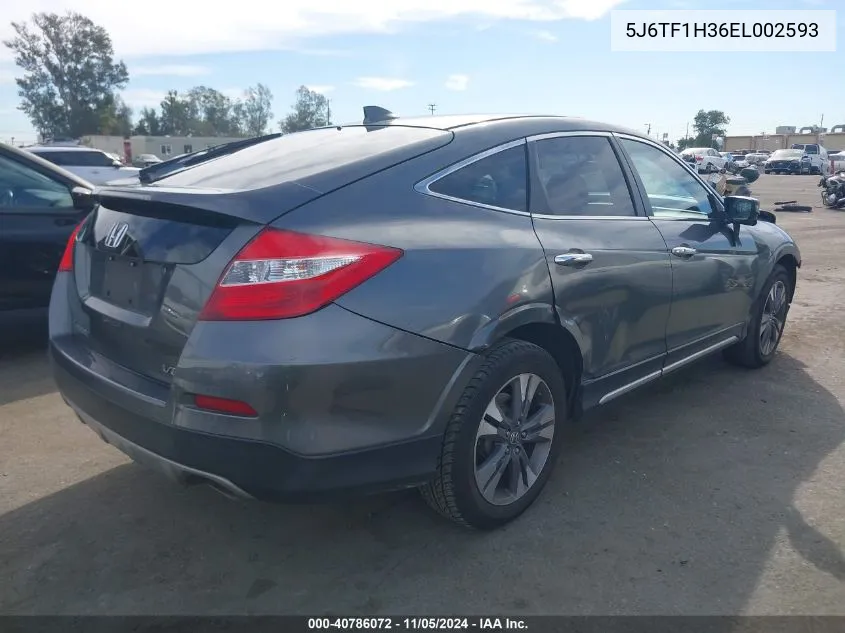 2014 Honda Crosstour Ex V6 VIN: 5J6TF1H36EL002593 Lot: 40786072