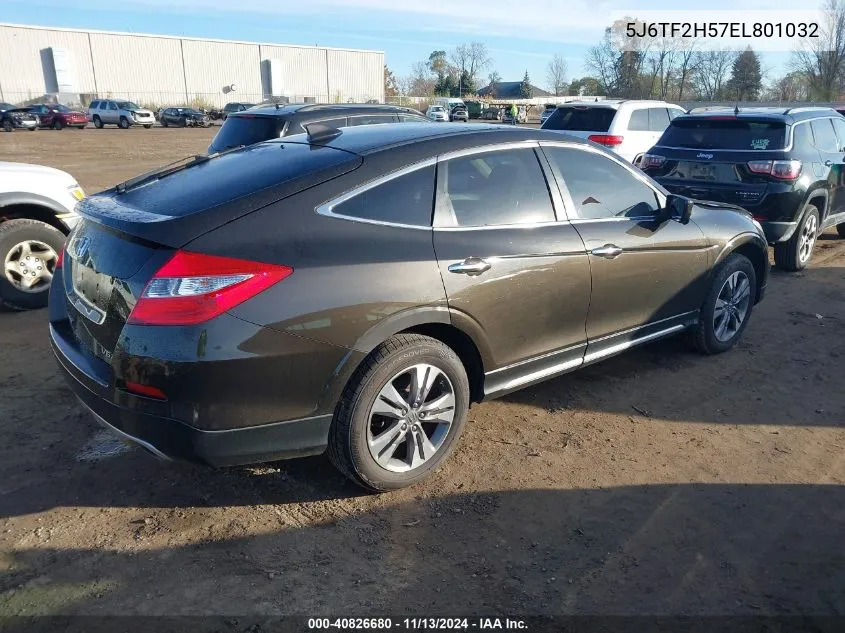 2014 Honda Crosstour Ex-L V6 VIN: 5J6TF2H57EL801032 Lot: 40826680