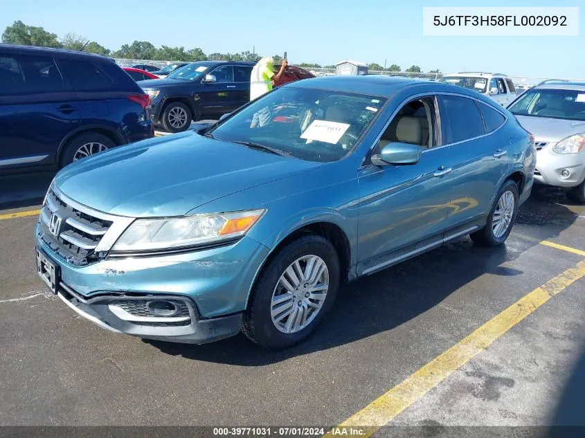 5J6TF3H58FL002092 2015 Honda Crosstour Ex-L