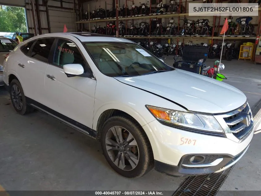 2015 Honda Crosstour Ex-L V6 VIN: 5J6TF2H52FL001806 Lot: 40045707