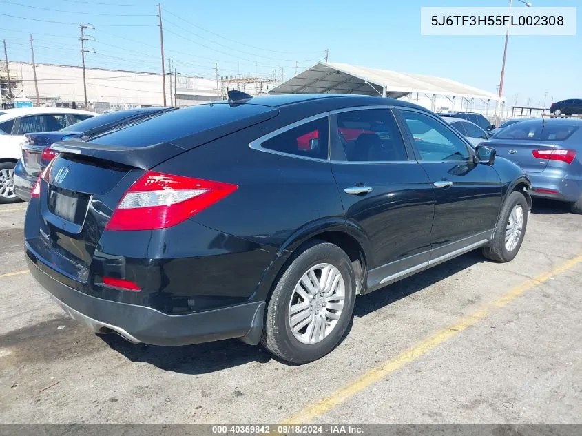 2015 Honda Crosstour Ex-L VIN: 5J6TF3H55FL002308 Lot: 40359842