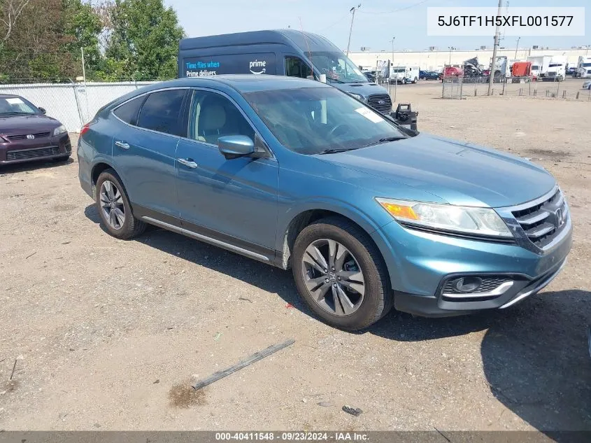 2015 Honda Crosstour Ex-L V6 VIN: 5J6TF1H5XFL001577 Lot: 40411548